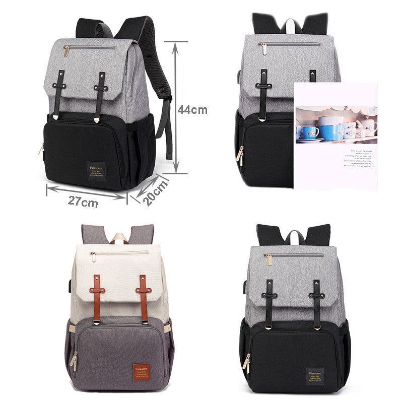 The Ultimate Diaper Bag with USB bottle warmer