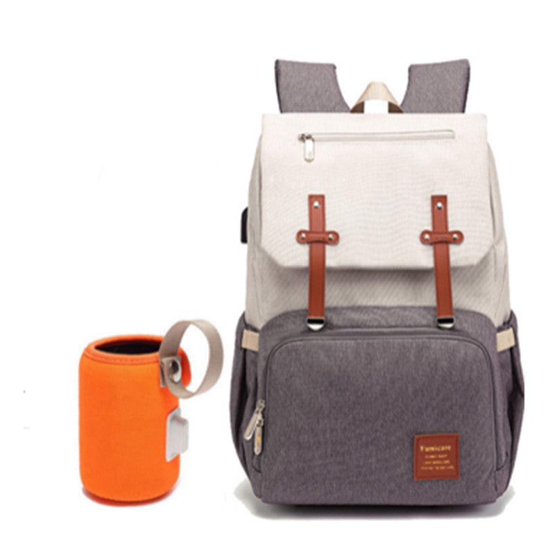 The Ultimate Diaper Bag with USB bottle warmer